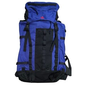 EMS Eastern Mountain Sports 2800 Hiking Backpack Blue Black